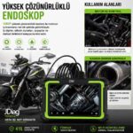 JDiag M400 Pro Tablet Motosiklet Arıza Tespit Cihazı + MOTOSYS M10 Hediye - Görsel 5