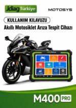 JDiag M400 Pro Tablet Motosiklet Arıza Tespit Cihazı + MOTOSYS M10 Hediye - Görsel 4
