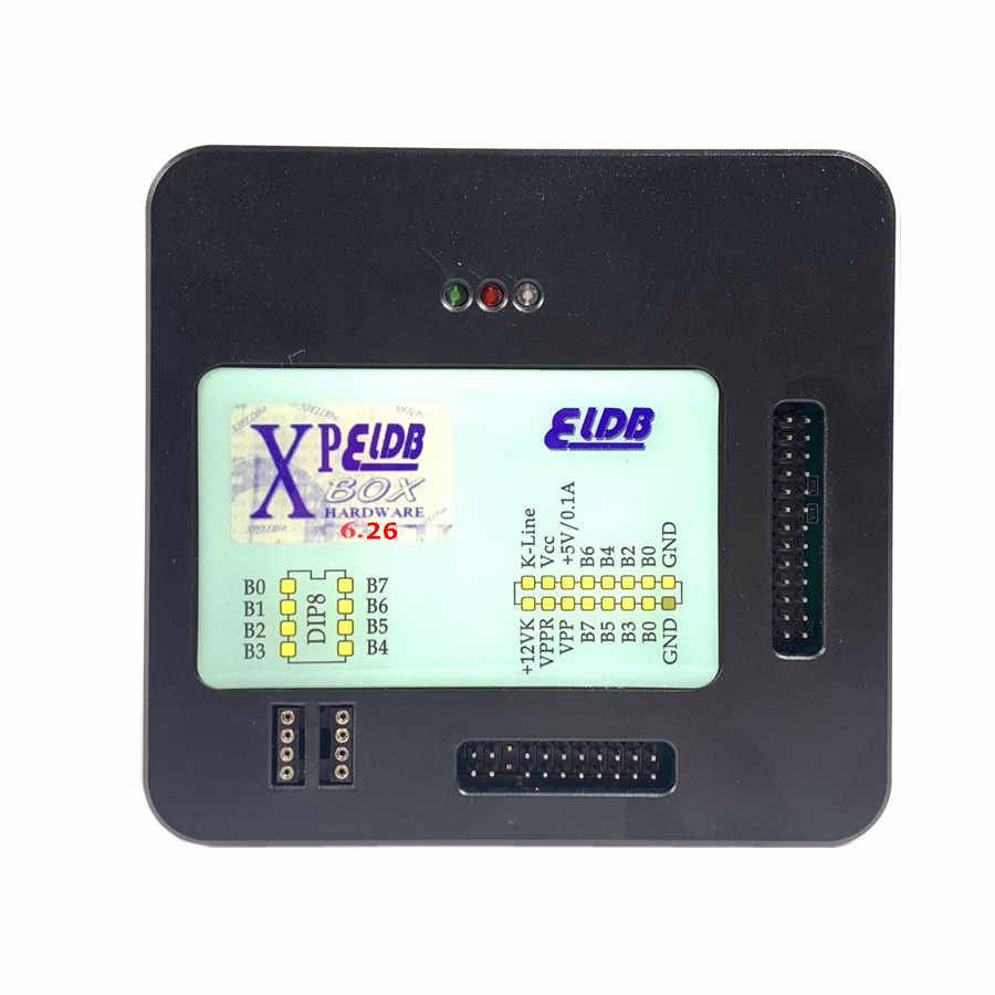 xprog-v626-view-2 XPROG-M V6.26 programlayıcının ön paneli ve bağlantı portları